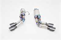 Système d'échappement simulé pour Mercedes-Benz Classe G (Diesel) G350D/G400D/G450D W463/W464/W465 en acier inoxydable 304 poli miroir