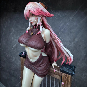 Figurine GK <span class=keywords><strong>Yae</strong></span> Miko 46CM à l'échelle 1:1 en PVC, modèle de personnage de Frozen, jouet décoratif en boîte, thème film et série TV, unisexe, 14 ans et plus - Product Image 2