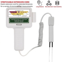 Détecteur de chlore portable 2 en 1 PH CL2, testeur de chlore 5.5-9.0pH, moniteur de qualité de l'eau pour piscine