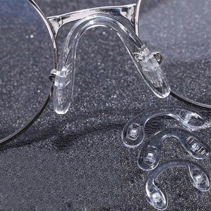 Kit de réparation de <span class=keywords><strong>plaquettes</strong></span> de <span class=keywords><strong>nez</strong></span> en silicone confortables pour <span class=keywords><strong>lunettes</strong></span>, <span class=keywords><strong>plaquettes</strong></span> de <span class=keywords><strong>nez</strong></span> antidérapantes en silicone souple - Product Image 1