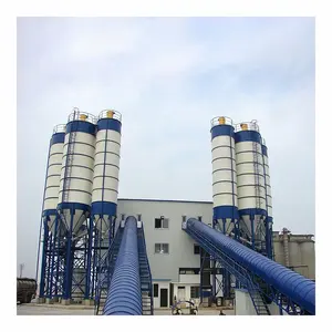 Stationary Ready Mix Automatic HZS180 m3/h Concrete Mixer Mixing Batching Plant Price