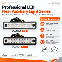 Feu arrière auxiliaire LED homologué ECE, feu de recul compact de 126 mm pour camion et remorque