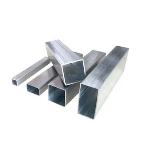 S235JR A36 GI Hollow Section Rectangular Square Pre Galvanized Steel Pipe And Tube