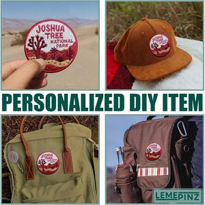 Joshua Tree National Park Embroidery <b>Patch</b> 3 Inches Iron <b>On</b> <b>Sew</b> <b>On</b> Travel Applique Fabric <b>Patch</b> - Product Image 6