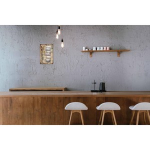 <span class=keywords><strong>Plaque</strong></span> décorative murale vintage en métal aluminium, style rétro, <span class=keywords><strong>pour</strong></span> la maison, le salon, les cafés et les salons de thé - Product Image 4
