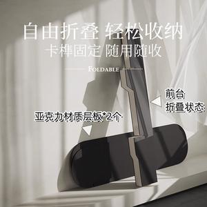 Réceptionniste de type <span class=keywords><strong>rond</strong></span>, bureau blanc, étagère pliable pour l'affichage de marchandises, stand d'exposition pour la maison, le bureau et le salon - Product Image 4