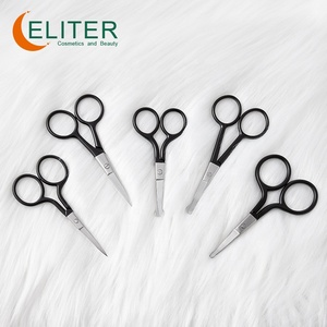 Tijeras de manicura de acero inoxidable con hoja curvada Eliter, tijeras negras para manicura, tijeras para uñas, Tijera para uñas - Product Image 3