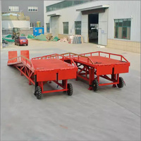 Plate-forme de chargement et de déchargement de conteneurs Rack d'entreposage et de logistique Rampe de chariot élévateur Charge de charge 10 tonnes 8 tonnes sur l'essieu