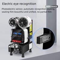Petite machine à sceller pour gobelets en papier et en plastique, machine à sceller commerciale pour gobelets en plastique pour boissons au thé à bulles