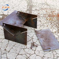 Brasero de foyer en métal rouillé de haute qualité en acier Corten/à la mode et beau