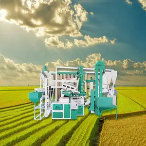 लोकप्रिय बिक्री 1.2-1.5 टन/घंटा स्वचालित अनाज सफाई प्रसंस्करण चावल मिल संयुक्त चावल मिलिंग मशीन