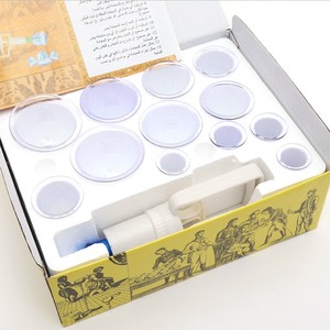 ชุดถ้วยดูดสุญญากาศแบบแมนนวล 12 ถ้วย อุปกรณ์นวดเพื่อสุขภาพพร้อมปั๊มสำหรับดูแลร่างกายและบรรเทาอาการปวด - Product Image 4