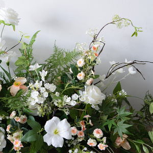 Vitrine comptoir bureau affichage photographie accessoires forêt Style jardin cheminée décoration Simulation fleur Arrangement - Product Image 4