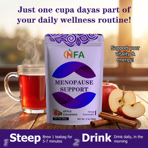 Té en Bolsitas NFA para el Apoyo a la Menopausia con Raíz de Regaliz, Suplemento para la Claridad Mental y el Enfoque - Product Image 4
