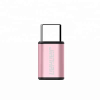 Jiayjianghan — adaptateur 2-en-1 Micro USB vers type-c, convertisseur avec étui en aluminium