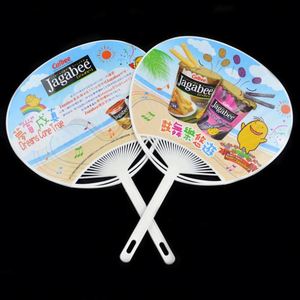 Éventail publicitaire personnalisé en plastique imprimé, prix usine, couleur intégrale, cadeau d'entreprise sur mesure de Shenzhen - Product Image 6