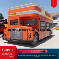 Bus à deux étages multifonctionnel, mobile et personnalisable, pour la vente de nourriture, camping-car pour café, usage commercial, marché nocturne, camping