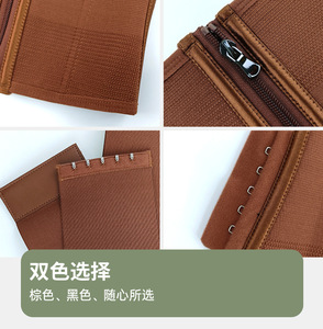 Corsé Reductor de Cintura 2 en 1 de Neopreno con Varillas de Acero, Ajustable y Compresivo, Tallas XS-4XL - Product Image 4
