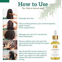 Private Label 30ml Rosmarin Schnelles Haarwuchsöl Natürliches Minz-Kopfhaut- und Haarstärkungsöl