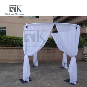Kit de telón de fondo de tubos y cortinas resistentes personalizados para decoración de stands de ferias comerciales y bodas - Product Image 2