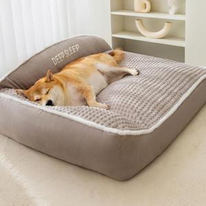 Cama Extra Grande para Perros con Calefacción, Relleno de Algodón, para Perros Grandes - Product Image 3