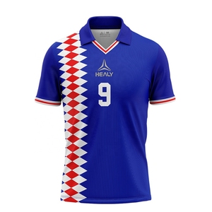 Maillot de football rétro uniforme de club sublimé personnalisé vêtements de football pour jeunes chemises de football rétro classiques vintage - Product Image 2