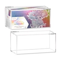 Boîte d'affichage magnétique en acrylique personnalisée PMMA2026032602, boîte d'affichage magnétique anti-UV originale, boîte d'affichage ETB pour cartes de jeu, forme irrégulière