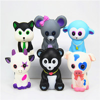 Jouets animaux mignons à rebond lent, anti-stress, en forme de dessin animé, en PU, marque Speed, pour adolescents, vente en gros Yiwu
