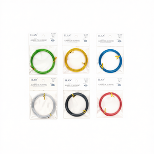 Il filo di alluminio da 1,0 mm, 5 m, colori assortiti per uso artigianale ed elettrico - Product Image 2