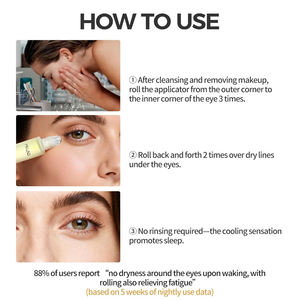 Göz Serumu Roller Masajı Cilt Bariyeri Onarımı İnce Çizgileri Azaltır Yaşlanma Karşıtı Göz Bakımı Retinol Göz Altı Aydınlatıcı Roller - Product Image 6