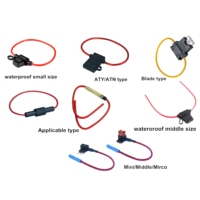 Porte-fusible automobile de qualité supérieure, Max/Moyen/Mini, fusible en ligne, ATO ATC, lame de fusible, 12V, fabricant de prise de fusible pour ajout de circuit