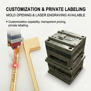 Quincaillerie d'ameublement Poignées de porte et d'armoire de cuisine 3 pouces 76mm Extra Long Anti Collision Poignée moderne en aluminium moleté - Product Image 5