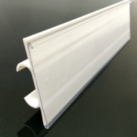 DK-29 Huasso personnalisé de qualité alimentaire profilé en PVC transparent écologique bandes d'extrusion en plastique 1000mm installation facile pharmacie