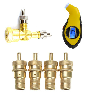 Tige de vanne à trois voies, tige de vanne monolithique en cuivre avec kit d'outils de réglage et de purge pour test de pression - Product Image 3