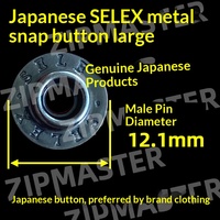 Boutons-pression ronds à quatre griffes SELEX, boutons-pression métalliques pour vêtements, accessoires vestimentaires haut de gamme, nickel noir, 15 mm, provenance Chine