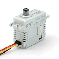Servo de Alta Presión KST A15-1810 con Control Remoto, 20 kg, Respuesta de 0.10s, Aleación de Aluminio, Acero Endurecido, Sin Núcleo
