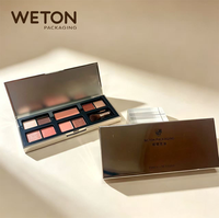 Boîtier de palette en plastique 3/6/8 unités pour emballage de fards à paupières et de poudres à sourcils