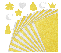 Hot Sale 250gsm A4/A5 DIY Holo graphic Cardboard Luxus einseitig beschichtete Stanz muster mit Sparkle Flash Shimmer Glitter