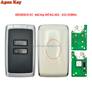 Clé télécommande Renault 433,92 MHz AES 4A PCF7945M pour Renault Megane 4, Talisman, Kadjar, Espace 5, Megane IV - Product Image 1