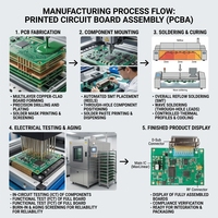 Produttore Cinese OEM di Circuiti Stampati PCB PCBA, Servizio Completo per Schede PCB, Conforme RoHs, Nessun MOQ