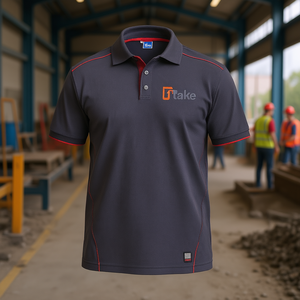 เสื้อโปโลแขนสั้นสีน้ำเงิน XL สำหรับชุดทำงาน - Product Image 3
