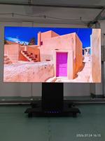 Pantalla de TV Inteligente Plegable con Micro LED COB sin Costuras, Alto Contraste, P1.25, Motorizada, para Cine en Casa de Lujo
