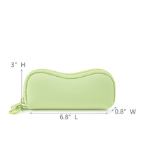 Étui de rangement portable et durable en néoprène pour lunettes et lunettes de soleil avec fermeture éclair, résistant à l'eau, de haute qualité