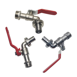 Lot de 100 robinets de jardin 3/4'' et 1/2'' pour usage extérieur et intérieur, avec levier facile à ouvrir/fermer, pour l'irrigation, vanne à boisseau sphérique - Product Image 4