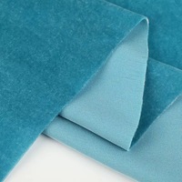 En stock Tissu en velours tissé 100% soie de luxe respirant, plusieurs couleurs pour vêtements de nuit et robes pour filles