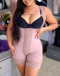Mameluco moldeador de control de barriga con hebilla frontal Fajas colombianas Comrepssion Cuerpo completo Control de barriga <span class=keywords><strong>Faja</strong></span> de reloj de arena Perfecta - Product Image 6
