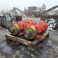 Concasseur à double rouleaux Anode Butts, moteur électrique robuste pour usine de recyclage du carbone
