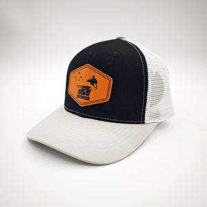 Gorra de béisbol personalizada de cuero con parche de caza, gorra deportiva de 6 paneles con malla para hombre, gorras Richardson 112 Trucker - Product Image 1