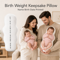 Coussin souvenir personnalisé du poids de naissance, coussin bébé imprimé avec photo sur mesure, cadeau souvenir idéal, MOQ 1 pièce, livraison directe, 10 ans d'expérience en boutique