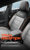 Housses de siège auto en cuir moulées sur mesure pour Volkswagen T-Roc 2017-2025 – Accessoires auto personnalisés pour la décoration intérieure de la voiture